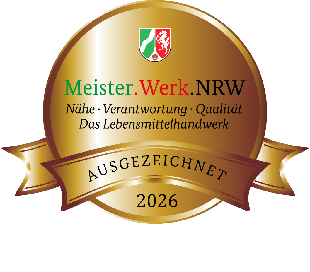 Auszeichnung Meisterwerk 2026 NRW für die Bäckerei Mainz-Weitz aus Jülich, geleitet durch zertifizierten Brotsommelier Patrick Weitz Auszeichnung Meisterwerk 2026 NRW für die Bäckerei Mainz-Weitz aus Jülich, geleitet durch zertifizierten Brotsommelier Patrick Weitz